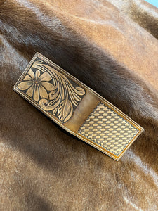 Tooled Money Clip Wallet