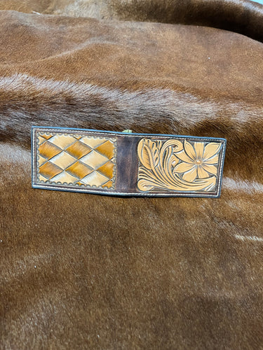 Tooled Money Clip Wallet