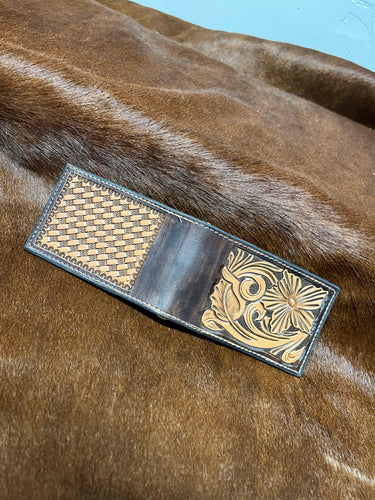 Tooled Money Clip Wallet