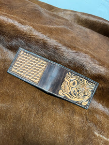 Tooled Money Clip Wallet