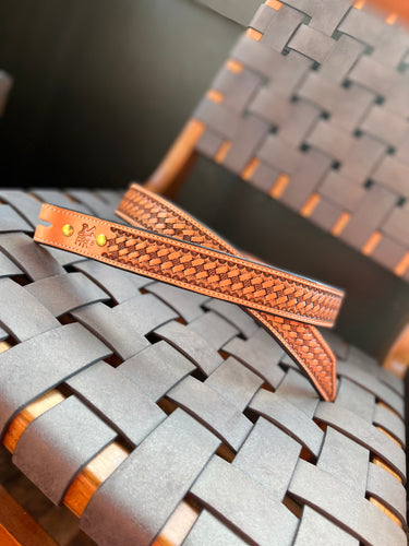 Basket stamped Belt