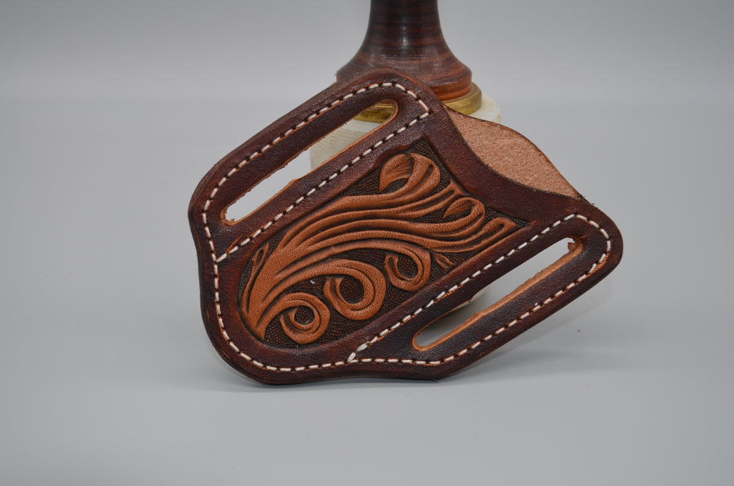 Tooled Case Knife Sheath